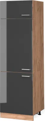 Obrázok produktu pre Chladnička Vicco R-Line Antracit vysoký lesk 60 cm, Model 37128