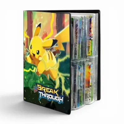 Produktbild von Pokemon Sammelalbum Pikachu Green Sammelmappe für 240 Karten, idealer Schutz