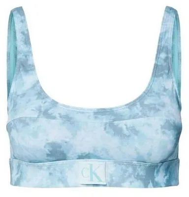 Produktbild von Calvin Klein - Bikini Oberteil für Damen NA890 (XL) (Blau)