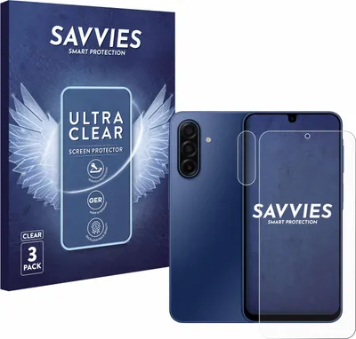 Produktbild von 6x Für Samsung Galaxy A17 4G (Display+Kamera) Schutzfolie Savvies Displayschutz Display Schutz Folie Klar Transparent