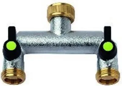Immagine prodotto di collettore a 2 vie 3/4" cromato