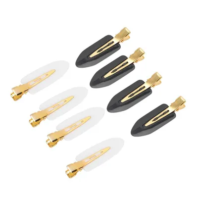 Image de lot de 8 épingles à cheveux en forme de feuille, antidérapantes, accessoires pour cheveux