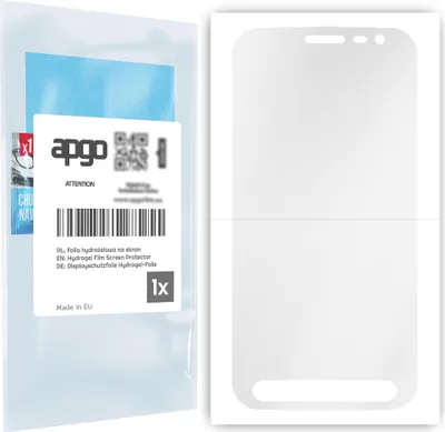 Produktbild von apgo Schutzfolie für Samsung Galaxy Xcover 4, Hydrogel Displayschutzfolie, Hydrogel-Folie mit Positionierhilfe TPU 5D [Klar]