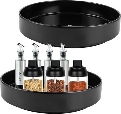 Produktbild von Drehplatte - Kräutertisch - 25,8 cm - schwarz