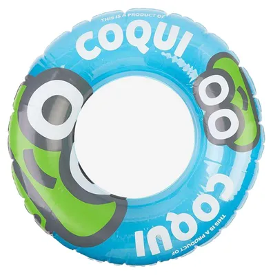 Produktbild von Coqui - Aufblasbarer Schwimmreifen für Kinder, Logo PP13626 (50 cm) (Blau)