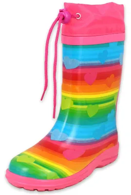 Produktbild von Beck Mädchen Regenboog Gummistiefel, Mehrfarbig, 29 EU