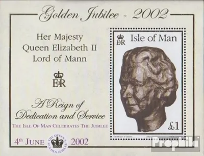 Produktbild von Briefmarken GB - Isle of Man 2002 Mi Block45 (kompl.Ausg.) postfrisch Thronbesteigung