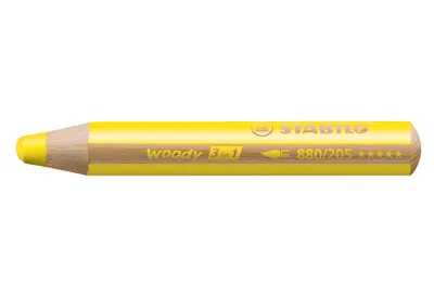 Immagine prodotto di Matita colorata STABILO woody 3 in 1 giallo, 1 pz.