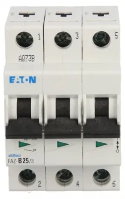 Produktbild von Leistungsschalter 3P B 25A 15kA AC FAZ B25/3 278849