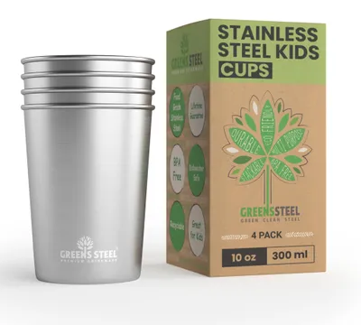 Image de Gobelet enfant en acier inoxydable, 300 ml