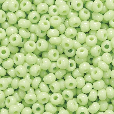 Produktbild von Rocailles 2,5 mm maigrün VE=6x13g