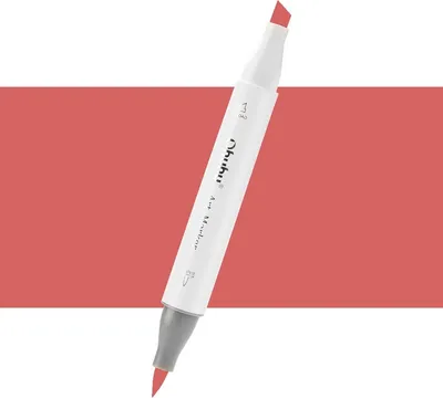 Obrázok produktu pre OHUHU obojstranný alkoholový popisovač Brush & Chisel, E120 Reddish Brass