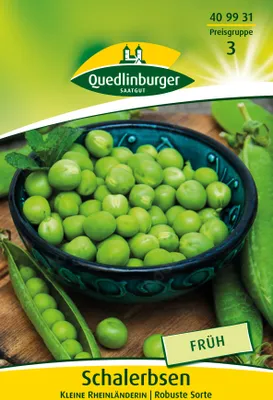 Produktbild von Schalerbse Kleine Rheinländerin | Schalerbsensamen von Quedlinburger