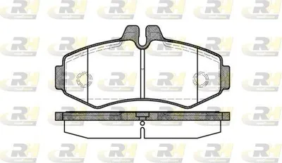 Produktbild von ROADHOUSE Bremsbeläge Satz Vorne Bremsklötze passend für MERCEDES-BENZ VITO Bus (638) 2701.00
