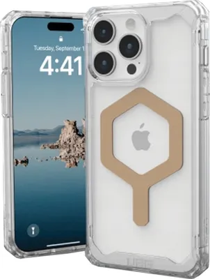 Obrázok produktu pre Puzdro Uag Case s ochranou Magsafe pre Iphone 15Pro Transparent Gold