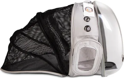 Image de Furrever Friends CatVision "Tent" Grey - Caisse sac à dos pour chat et chien Furrever Friends