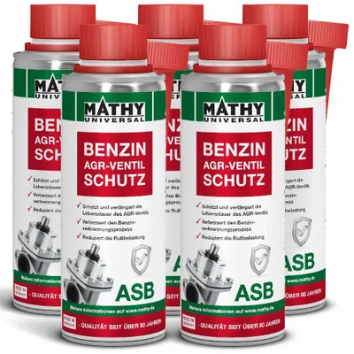 Produktbild von MATHY-ASB Benzin AGR-Ventil-Schutz 5 x 200 ml - Benzin-Additiv zum Schutz vom AGR-Ventil