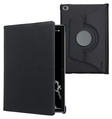 Produktbild von kwmobile Schutzhülle kompatibel mit Huawei MediaPad M5 Lite 10 - Hülle 360° Tablet Cover Case Dunkelblau