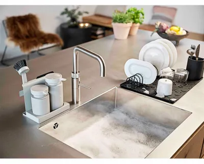 Immagine prodotto di Zone Denmark Geschirrbürste DIISH, Spülbürste, Reinigungbürste, Küchenbürste, Kunststoff, Warm Grey, 26671