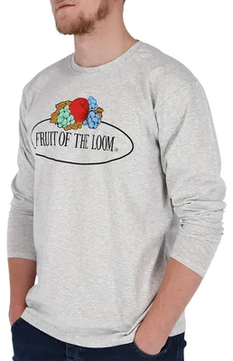 Produktbild von Fruit of the Loom Langarm T-Shirt mit Vintage-Logo