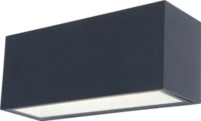 Zdjęcie produktu dla Kinkiet zewnętrzny LED GEMINI antracytowo-biały 42W Neutralna biel 3300lm aluminium wym:10,8x12x30cm IP54 Lutec