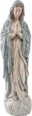 Productafbeelding van Clayre & Eef Figuur Maria, 78 cm, beige, blauw, kunststof