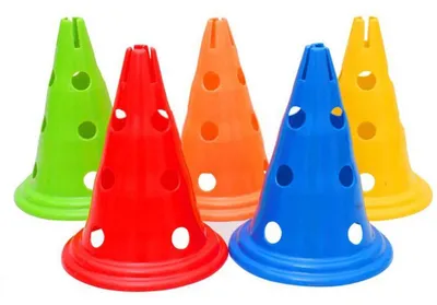 Immagine prodotto di Set di 5 coni per l'allenamento nel calcio