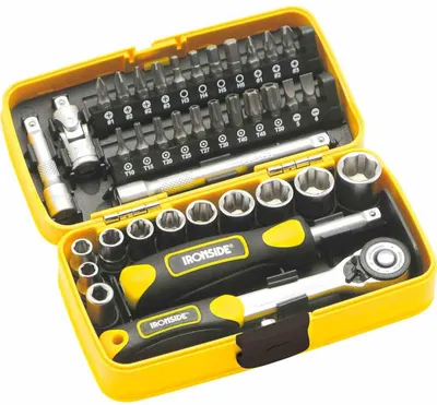 Produktbild von Ironside Bit-Steckschlüssel-Satz 38-teilig N04537