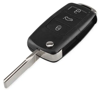 Produktbild von Techstar®-Autoschlüsselgehäuse, kompatibel mit Volkswagen VW Golf, Polo, Passat, Touran, Transporter, EOS, 3 Tasten