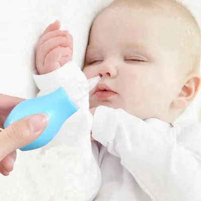 Produktbild von CHPN – Nasensauger – Nasensauger – Nasensauger – Blau – Nasenreiniger für Babys und Kinder – Universal – Silikon