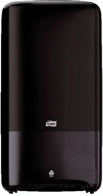 Produktbild von Tork - Toilettenpapierspender Twin T6 Black 557508 | Box ein 1 Stück