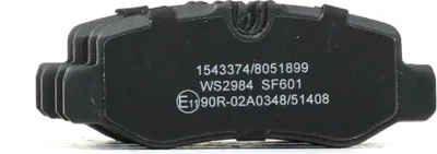 Produktbild von RIDEX 402B0888 Bremsbeläge Satz Hinten passend für MERCEDES-BENZ V-Klasse (W447) VITO Kasten (W447) VITO Tourer (W447) VITO Mixto (W447)