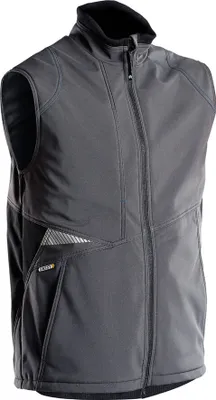 Obrázek produktu pro DASSY® Fusion softshellová vesta ANTHRAZITE GREY/BLACK velikost L délka: STANDARD