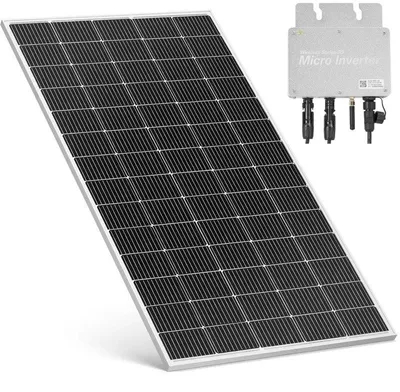 Productafbeelding van Zonnepaneel Balkon Set – Solar Paneel – Photovoltaïsch Systeem – 300W Monokristallijn – IP65 Waterbestendig