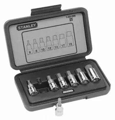 Inbusschlüssel-Set STANLEY BLACK+DECKER 1/2" 7-teilig chromiert
