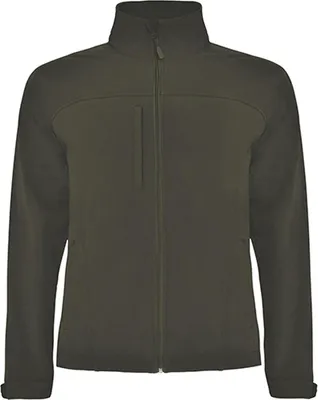 Immagine prodotto di Roly SS6435 | Giacca Softshell Rudolph da uomo, idrorepellente e antivento - Colore: Dark Green Brown 38 - Taglia: M