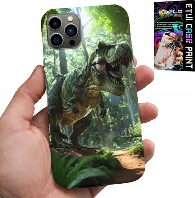 Obrázok produktu pre Puzdro Pre Iphone 12 Pro Max - Dinosaurus Tyranosaurus + Sklo
