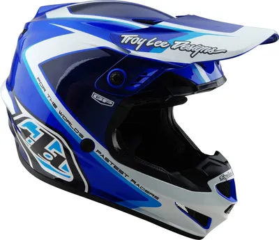 Produktbild von Troy Lee Designs GP Helm, Shutter, blue, S | 55-56cm