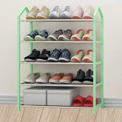 Produktbild von Solidchoice – Teleskopischer Schuhrek mit 5 Ebenen für 15 Paar Schuhe