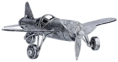Produktbild von Flugzeug-Dekoration, Retro-Stil, Eisenhandwerk, kleine Deckdekoration, dekorative Ornamente für das Heimbüro