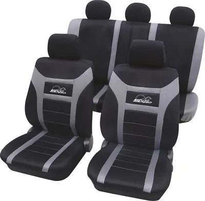 Immagine prodotto di Hp auto accessori coprisedile poliestere antracite sedile conducente sedile passeggero anteriore sedile posteriore596