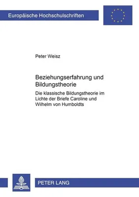 Produktbild von Beziehungserfahrung und Bildungstheorie