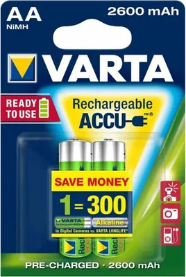 Obrázek produktu pro Varta Akku RECHARGE Power    AA  HR6  2600mAh           2St.