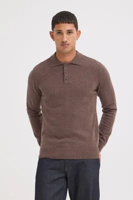 Image de BLEND - Pull en tricot classique, fermeture à boutons, bord-côtes. Taille : XL