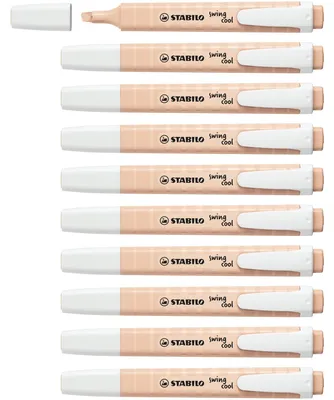 Immagine prodotto di Evidenziatori STABILO - swing cool NatureCOLORS - confezione da 10 - beige