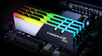 Obrázek produktu pro G.Skill Trident Z Neo F4-3600C16Q-128GTZN, 128 GB, 4 x 32 GB, DDR4, 3600 MHz, 288-pin DIMM