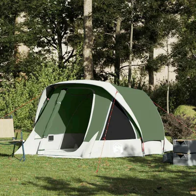Productafbeelding van Waterdichte Campingtent voor 4 Personen met Afneembare Overtent