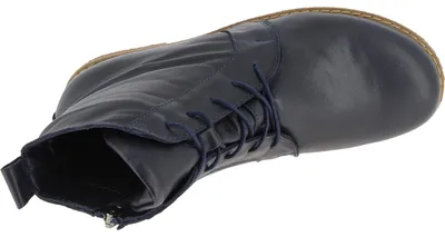 Produktbild von Andrea Conti Damen Stiefelette aus weichem Leder mit Wechselsohle 0344589, Größe:39 EU, Farbe:Blau