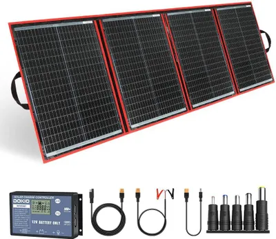 Produktbild von Solarpanel, tragbar und faltbar, effiziente Energieerzeugung, 200W
