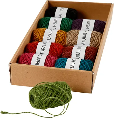 Produktbild von Creativ Company Hanffäden Set natürlich - Bastelmaterial Multicolor